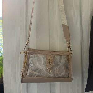 Simply Southern Beige Crossbody Bag